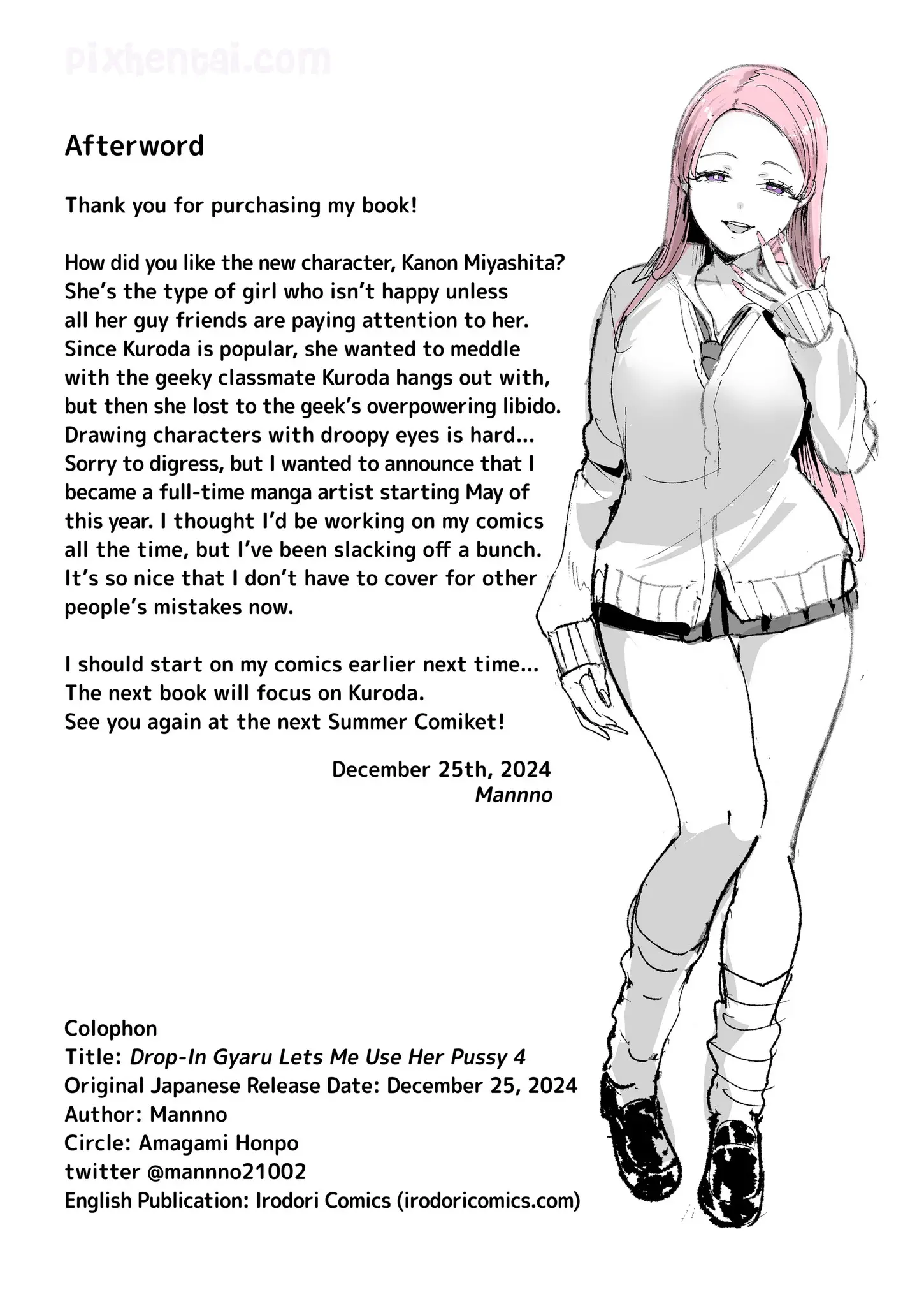Komik hentai xxx manga sex bokep The Gyaru I Hang Out with Lets Me Use Her Pussy 4 page 64